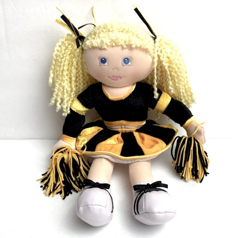 Gund Kids Rah Rah Benders Bendable Cheerleader Plush 10" Tall